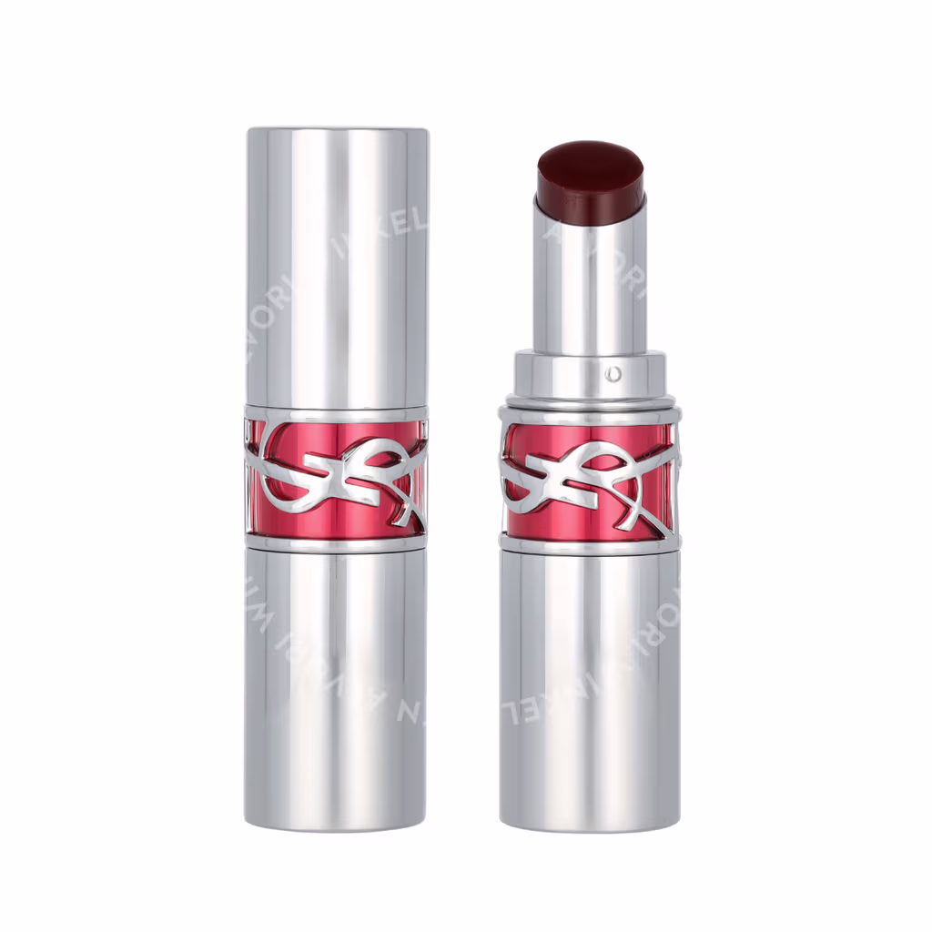 Yves Saint Laurent YSL Loveshine Candy Glaze Lipstick — #06 Burgundy Temptation